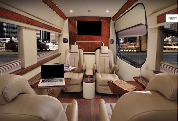 custom luxury van