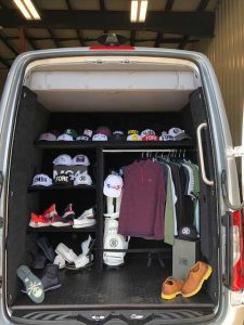 Sprinter Athletic Golf Van Rear Storage